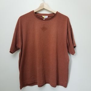 Oversized vintage copper tee